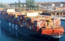 国际海运公司MSC的新服务迎来首次停靠（标志着MSC Rose号的到来）