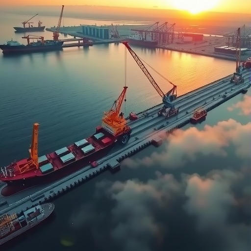 连云港港迈向深水大港 30万吨级航道一期工程明正式开工