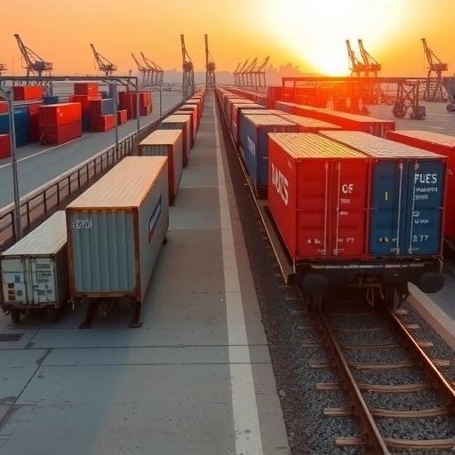 世界杯临近，中欧班列(厦门—莫斯科)迎货运高峰