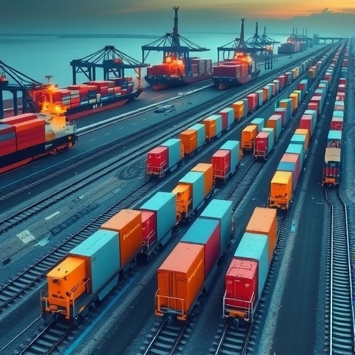 “义乌--宁波舟山港”海铁班列单月破万箱