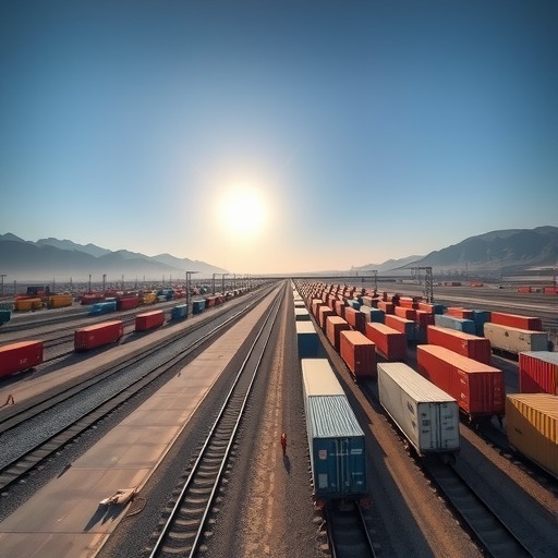 中欧班列乌鲁木齐集结中心开行年内第200列班列