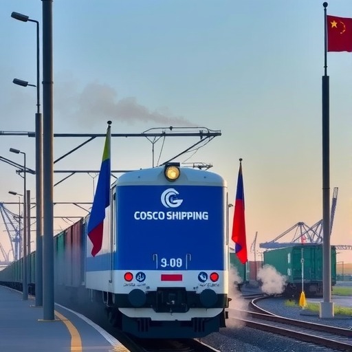 中远海运集团首列中俄国际班列正式启程