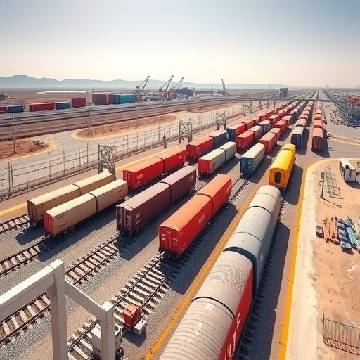 霍尔果斯口岸进出境中欧班列突破2000列