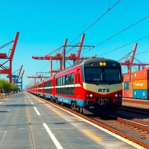 广东首票中欧班列“铁路快速通关”货物从东莞石龙发运(图1)