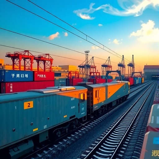 蚌埠首趟中欧班列发车 货物将换装出口至莫斯科(图1)