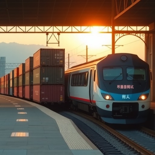 为“长三角制造”走出**提速 中欧班列示范区专列苏州首 发(图1)