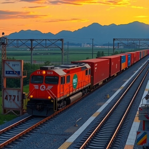 南通海关助力中欧班列 （海安-东盟）实现常态化开行(图1)