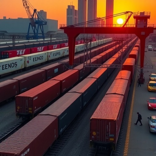 历时22天，460吨进博展品坐中欧班列抵沪(图1)