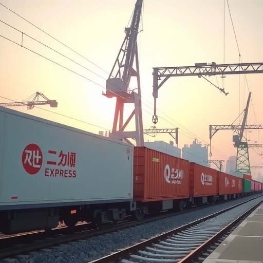 “齐鲁号”中欧班列济南冷链专列首 发(图1)