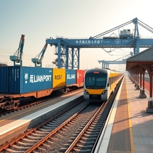 大连港至长春首班海铁联运班列抵达长春(图1)