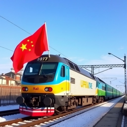 首列“乌克兰-中国”中欧班列发车，中国驻乌克兰大使：两国贸易将获新优势(图1)