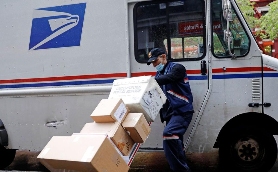 USPS，国际快递