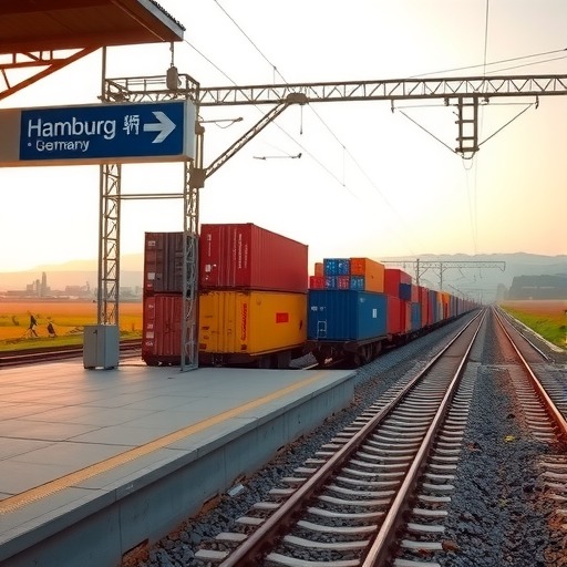 直通汉堡！河北省首趟开往德国中欧班列开行(图1)