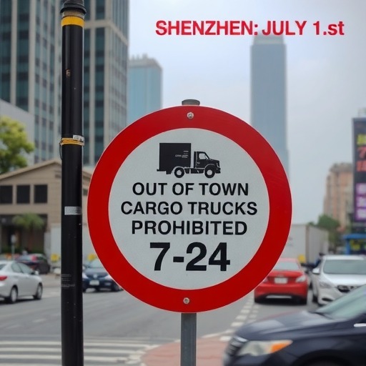 7月1日起深圳外地载货车7-24时限行