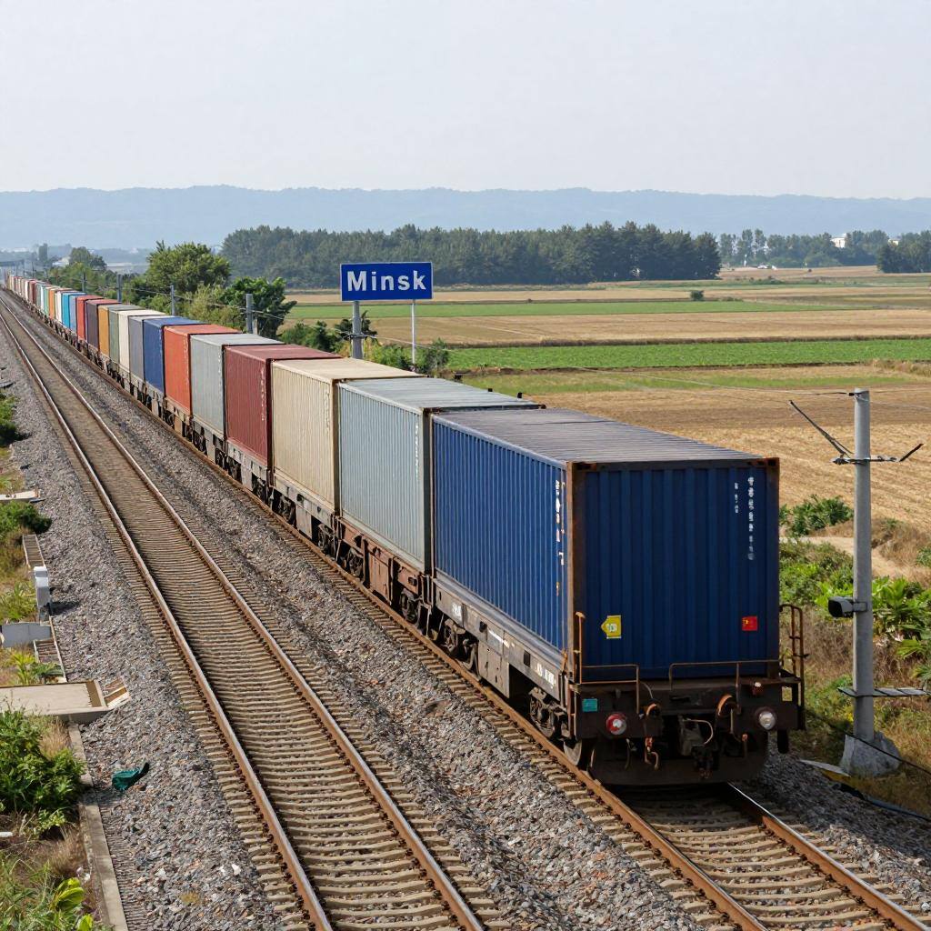 中远海运集运“赣州至欧洲明斯克”国际直达班列**