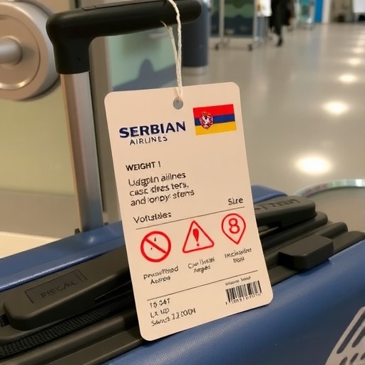 塞尔维亚航空行李托运规定