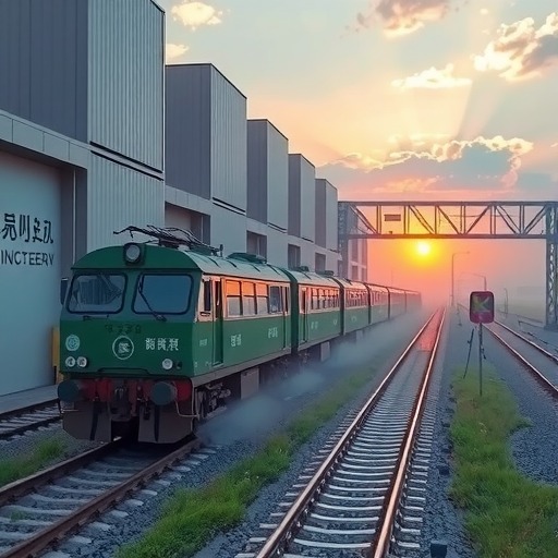 长三角首 趟茶叶专列搭上中欧班列(图1)