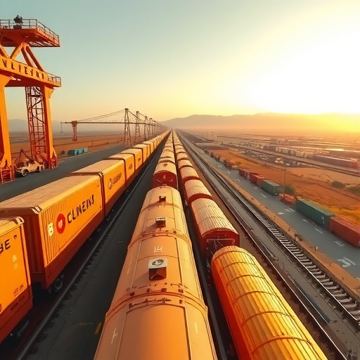 沿着高速看新疆——“从霍尔果斯口岸看中欧班列的运输能力”(图1)